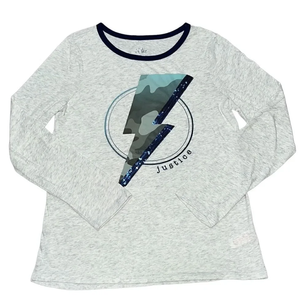 Justice Long Sleeve Graphic Tee